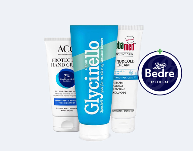 medlemstilbud: 40% rabatt på håndkremer hos Boots Apotek