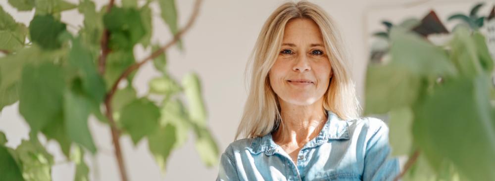 Bilde av kvinne i overgangsalder