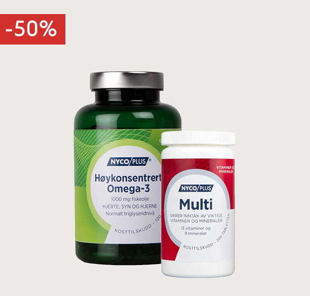-50% Bestselgere fra Nycoplus hos Boots apotek
