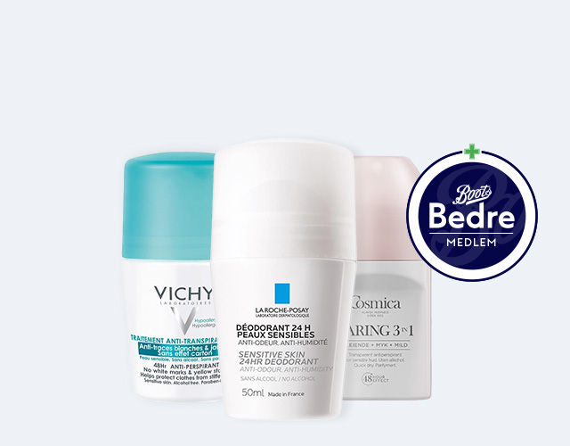 Deodorant og antipersirant 40% hos Boots Apotek