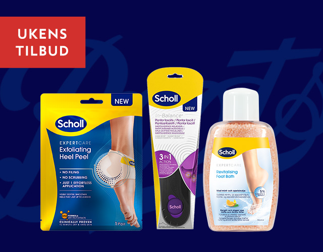 Scholl fotpleie 40% hos Boots Apotek
