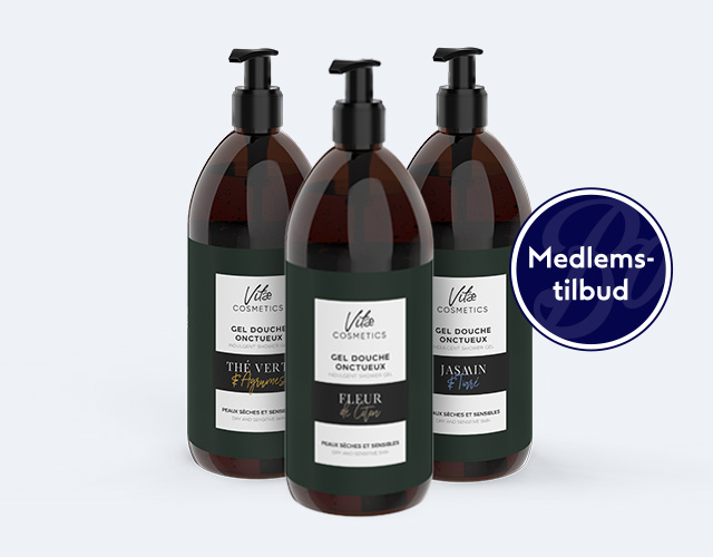 Dusjs&aring;per fra Vitae Cosmetics 25% rabatt