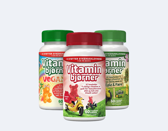 Vitaminbjørner 40% hos Boots Apotek 