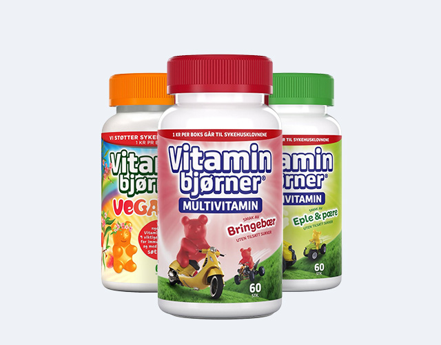 Bestselgende vitaminbjørner 40% hos Boots Apotek