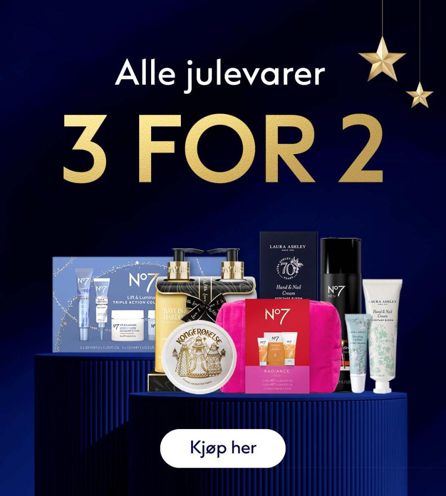 julevarer hos boots apotek: 3 for 2