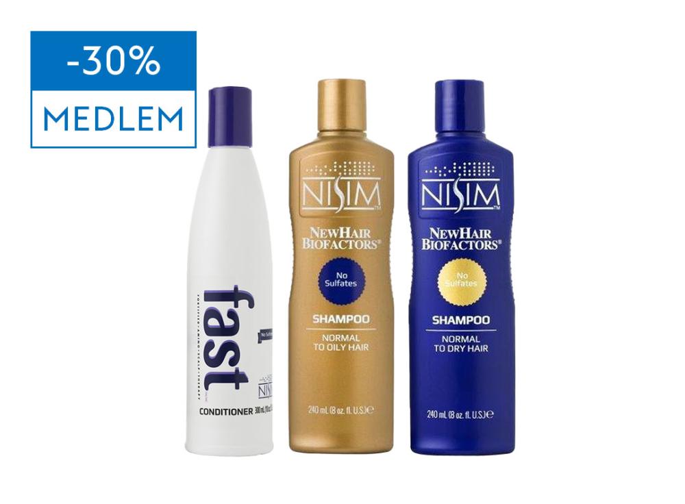 -30% på sjampo og balsam fra Nisim