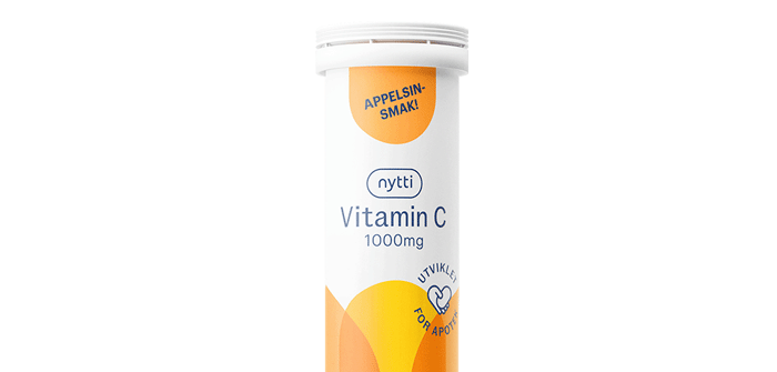 Nytti Vitamin C brusetabelett appelsin