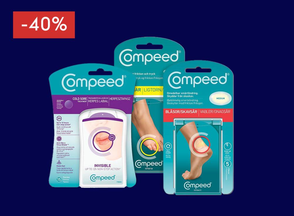  -40% på compeed