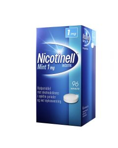 Nicotinell 1 mg sugetabletter for røykeslutt mint 96 stk