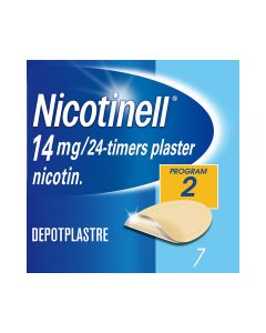 Nicotinell 14 mg depotplaster for røykeslutt 7 stk