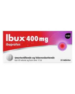 Ibux tabletter 400 mg 20 stk