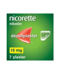 Nicorette depotplaster 15mg/16timer 7stk