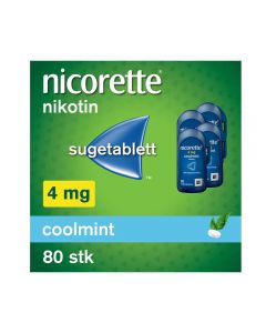 Nicorette sugetablett coolmint 4 mg 4x20 stk