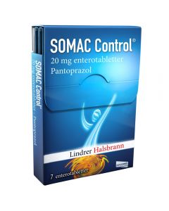 Somac Control enterotabletter 20 mg 7 stk