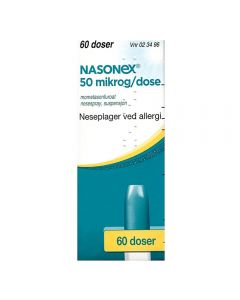 Nasonex nesespray 50mcg/dose 60 doser