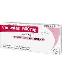 Canesten 1 dag vaginaltablett med applikator 500 mg