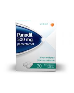 Panodil tabletter 500 mg 20 stk