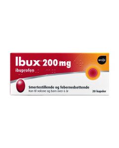 Ibux kapsler 200 mg 20 stk