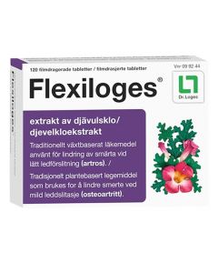Flexiloges 120 stk filmdrasjerte tabletter
