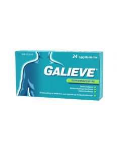 Galieve tyggetabletter peppermynte 24 stk