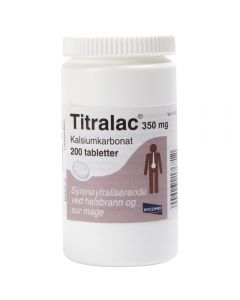 Titralac tabletter 350 mg 200 stk