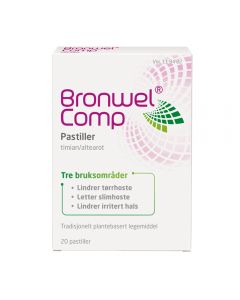 Bronwel Comp sugepastiller 20 stk