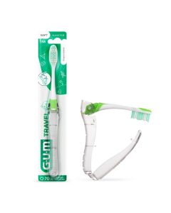 Gum Reisetannbørste Soft 1 stk Gum Reisetannbørste Soft 1 stk