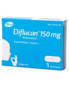 Diflucan kapsler 150 mg 1 stk