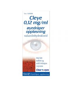 Cleye øyedråper oppløsning 0,12mg/ml, 10 ml