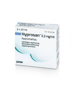 Hyprosan Øyedr 3,2 mg/ ml 3X10 ml
