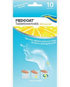 Medcoat tablettovertrekk sitrus Medcoat tablettovertrekk sitrus