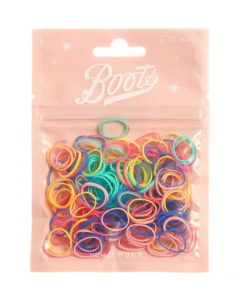 Boots Kids Gummi Hårstrikk Flerfarget 200stk
