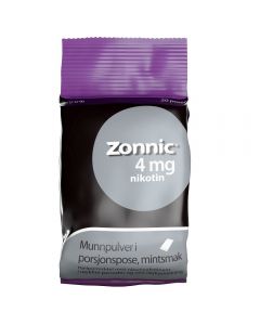 Zonnic munnpulver mint 4 mg 20 poser