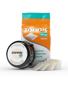 Bilde av Zonnic 4 mg munnpulver i porsjonsposer mintsmak 