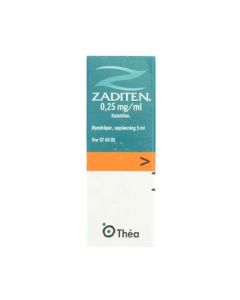 Bilde av Zaditen øyedråper 5 ml