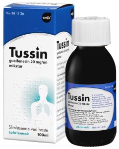 Tussin Hostesaft 20 mg/ml, 100 ml lakrissmak