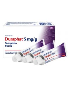 Duraphat 5 mg/g tannpasta 3x51 gram