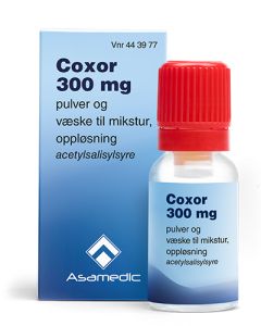 Coxor 300mg pulver og væske til mikstur