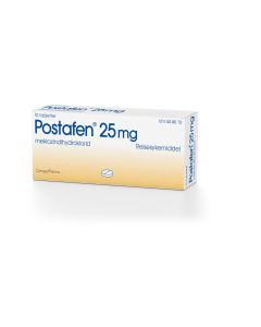 Postafen tabletter 25 mg 10 stk