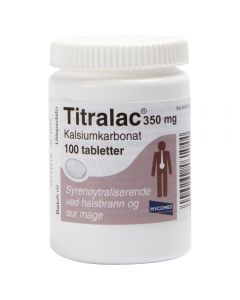 Titralac tabletter 350 mg 100 stk