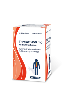 Titralac tabletter 350 mg 100 stk