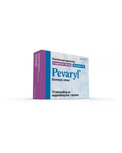 Pevaryl vagitorier 150 mg krem 1% 3 + 15g