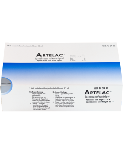 Artelac 3.2 mg/ml øyedråper, endosebeholdere 180 stk x 0.5 ml