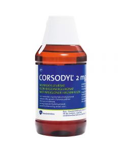 Corsodyl munnskyll 2 mg/ml 300 ml