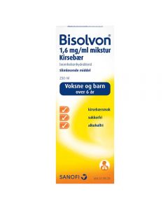 Bisolvon mikstur kirsebær 1.6mg/ml 250 ml