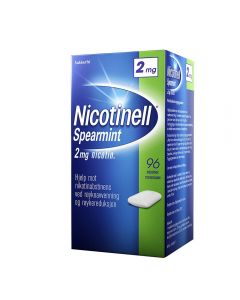 Nicotinell tyggegummi spearmint 2 mg 96 stk