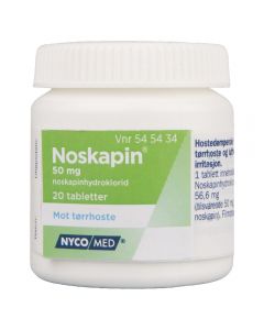 Noskapin tabletter 50 mg 20 stk