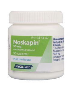 Noskapin Takeda tabletter 50 mg 50 stk