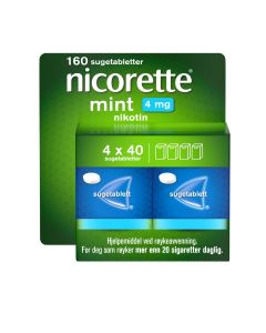 Nicorette sugetablett Frukt 2mg, 160 stk