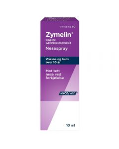 Zymelin nesespray 1 mg/ml 10 ml